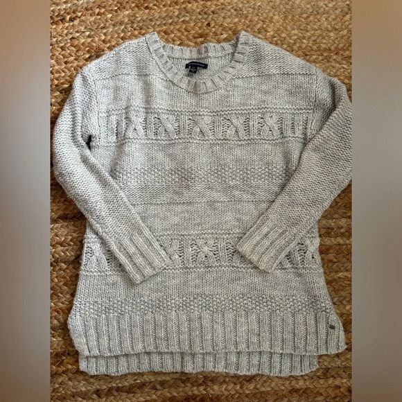 American Eagle Outfitters Sweaters - American Eagle Small Grey Chunky Knit Sweater